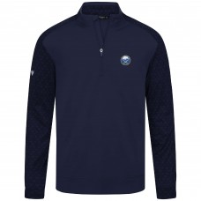 Buffalo Sabres Levelwear Navy Aztec Insignia Core Quarter-Zip Pullover Top