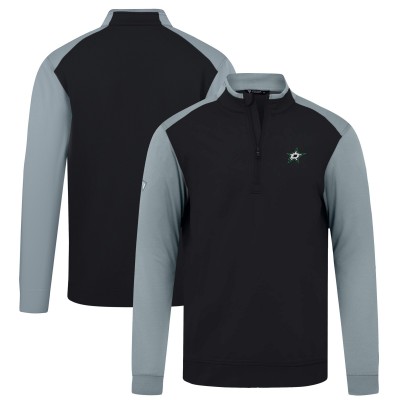 Dallas Stars Levelwear Black Bayou Insignia Core Quarter-Zip Pullover Top