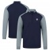 Winnipeg Jets Levelwear Navy Bayou Insignia Core Quarter-Zip Pullover Top