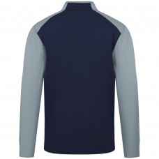 Winnipeg Jets Levelwear Navy Bayou Insignia Core Quarter-Zip Pullover Top