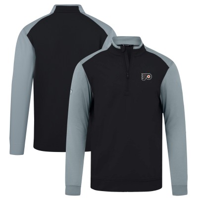 Кофта на короткой молнии Philadelphia Flyers Levelwear Bayou Insignia Core - Black
