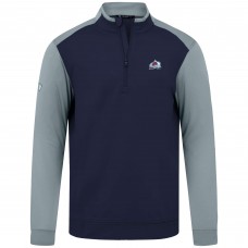 Кофта на короткой молнии Colorado Avalanche Levelwear Navy Bayou Insignia Core