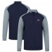 Columbus Blue Jackets Levelwear Bayou Insignia Core Quarter-Zip Pullover Top - Navy