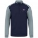 Columbus Blue Jackets Levelwear Bayou Insignia Core Quarter-Zip Pullover Top - Navy