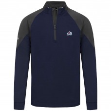 Кофта на короткой молнии Colorado Avalanche Levelwear Navy Cadet Insignia Core