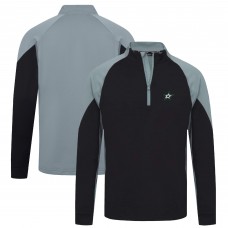 Dallas Stars Levelwear Black Cadet Insignia Core Quarter-Zip Pullover Top