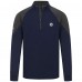 Winnipeg Jets Levelwear Navy Cadet Insignia Core Quarter-Zip Pullover Top