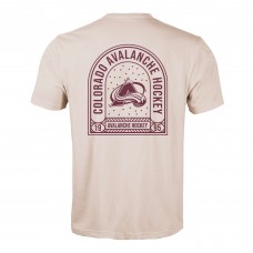 Футболка Colorado Avalanche Levelwear Khaki Richmond Stained Glass