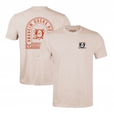 Футболка Anaheim Ducks Levelwear Khaki Richmond Stained Glass