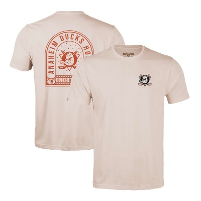 Футболка Anaheim Ducks Levelwear Khaki Richmond Stained Glass