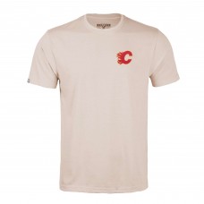 Calgary Flames Levelwear Khaki Richmond Stained Glass T-Shirt
