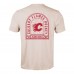 Calgary Flames Levelwear Khaki Richmond Stained Glass T-Shirt