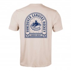 Vancouver Canucks Levelwear Khaki Richmond Stained Glass T-Shirt