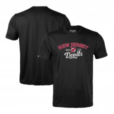 Футболка New Jersey Devils Levelwear Richmond Ice Wall - Black