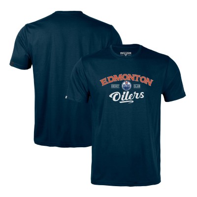 Футболка Edmonton Oilers Levelwear Richmond Ice Wall - Navy