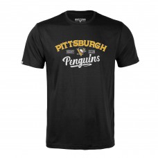 Pittsburgh Penguins Levelwear Black Richmond Ice Wall T-Shirt Pittsburgh Penguins Levelwear Black Richmond Ice Wall T-Shirt