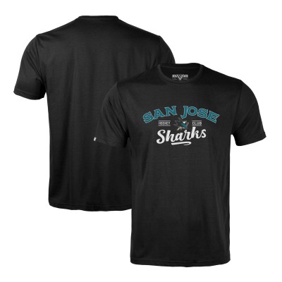 Футболка San Jose Sharks Levelwear Richmond Ice Wall - Black