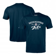 Футболка Winnipeg Jets Levelwear Richmond Ice Wall - Navy