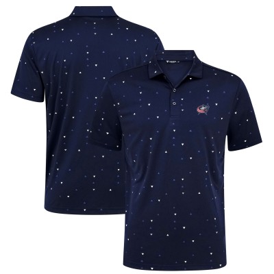 Columbus Blue Jackets Levelwear Confetti Insignia Core Polo - Navy