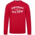 Detroit Red Wings Levelwear Red Zane Ice Wall Pullover Sweatshirt