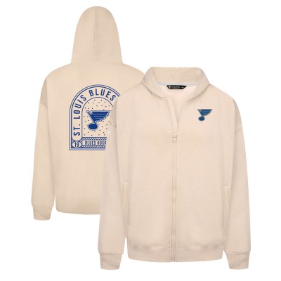 Толстовка на молнии St. Louis Blues Levelwear Uphill Stained Glass - Khaki