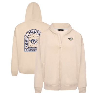 Толстовка на молнии Nashville Predators Levelwear Uphill Stained Glass - Khaki