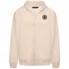 Толстовка на молнии Boston Bruins Levelwear Khaki Uphill Stained Glass