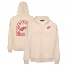Толстовка на молнии Detroit Red Wings Levelwear Uphill Stained Glass - Khaki
