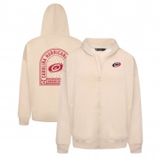 Толстовка на молнии Carolina Hurricanes Levelwear Khaki Uphill Stained Glass Толстовка на молнии Carolina Hurricanes Levelwear Khaki Uphill Stained Glass