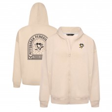 Толстовка на молнии Pittsburgh Penguins Levelwear Uphill Stained Glass - Khaki