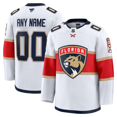 Именная игровая джерси Florida Panthers Fanatics White Away Premium