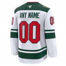 Именная игровая джерси Minnesota Wild Fanatics Away Premium Custom - White