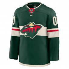 Именная игровая джерси Minnesota Wild Fanatics Home Premium Custom - Green