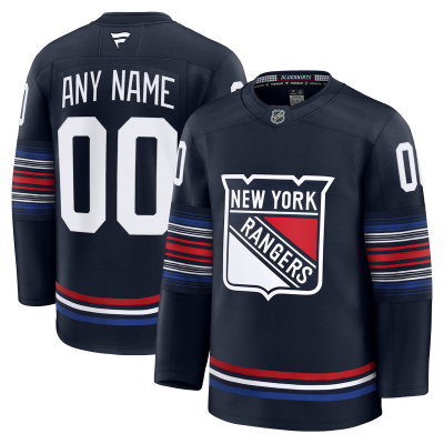 Именная джерси New York Rangers Fanatics Navy Alternate Premium