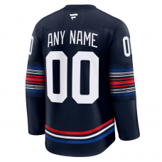 Именная джерси New York Rangers Fanatics Navy Alternate Premium