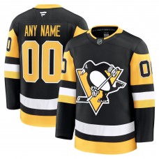 Именная игровая джерси Pittsburgh Penguins Fanatics Black Home Premium Custom
