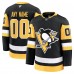 Именная игровая джерси Pittsburgh Penguins Fanatics Black Home Premium Custom