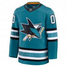 Именная джерси San Jose Sharks Fanatics Teal Home Premium