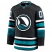 Именная джерси San Jose Sharks Fanatics Black Alternate Premium