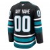 Именная джерси San Jose Sharks Fanatics Black Alternate Premium