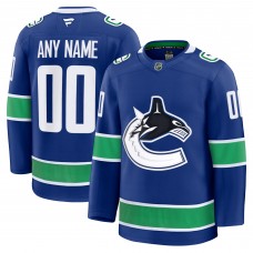 Именная джерси Vancouver Canucks Fanatics Blue Home Premium