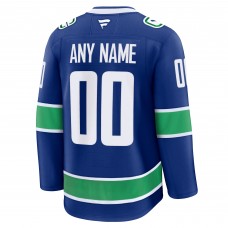 Именная джерси Vancouver Canucks Fanatics Blue Home Premium
