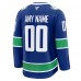 Именная джерси Vancouver Canucks Fanatics Blue Home Premium