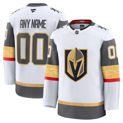 Именная игровая джерси Vegas Golden Knights Fanatics Away Premium Custom - White