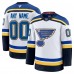 Именная игровая джерси St. Louis Blues Fanatics Away Premium Custom - White