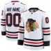 Именная игровая джерси Chicago Blackhawks Fanatics Away Premium Custom - White