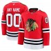 Именная игровая джерси Chicago Blackhawks Fanatics Home Premium Custom - Red