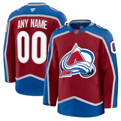 Именная джерси Colorado Avalanche Fanatics Burgundy Home Premium