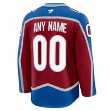 Именная джерси Colorado Avalanche Fanatics Burgundy Home Premium