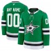 Именная игровая джерси Dallas Stars Fanatics Home Premium Custom - Kelly Green